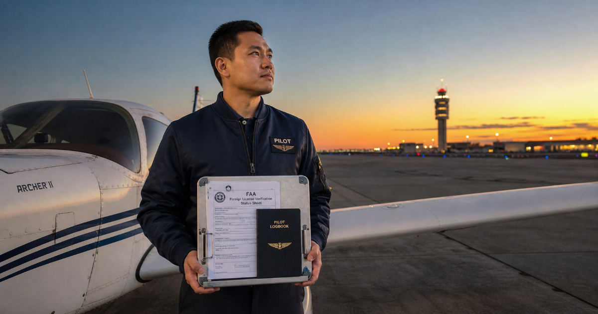FAA foreign pilot certificate verification