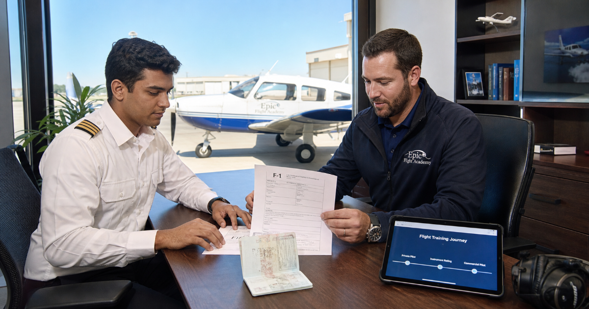 F-1 visa for flight training