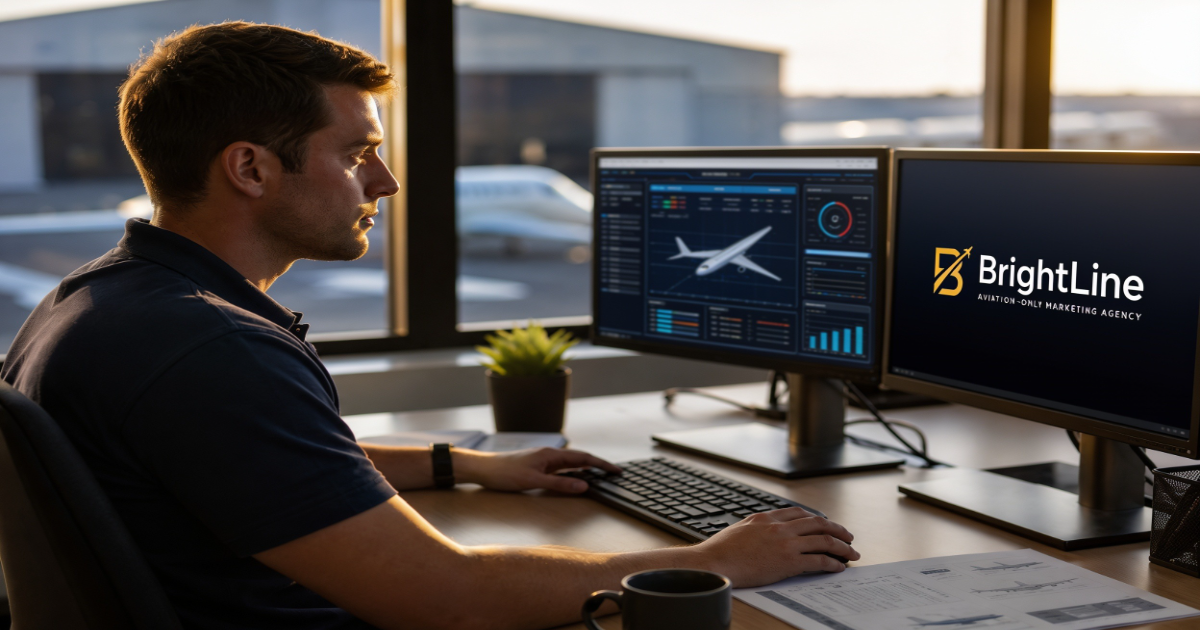 aviation website design