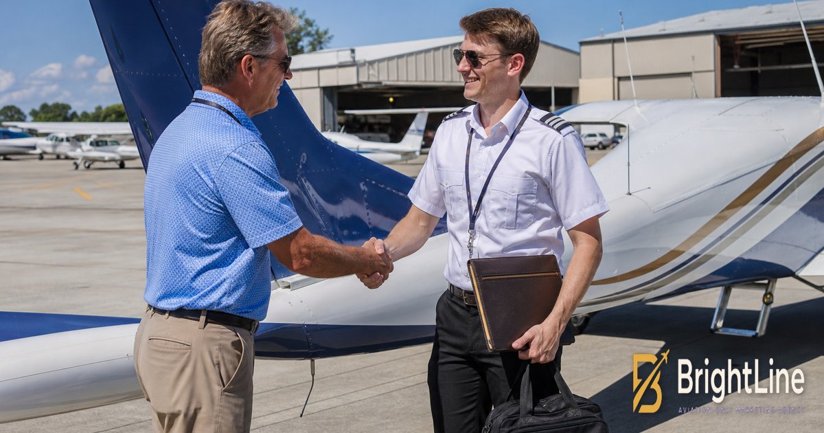 AI search optimization for flight schools