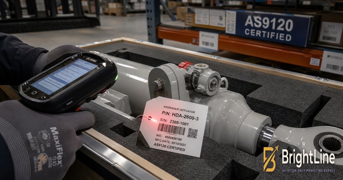 Marketing for aviation parts supplier