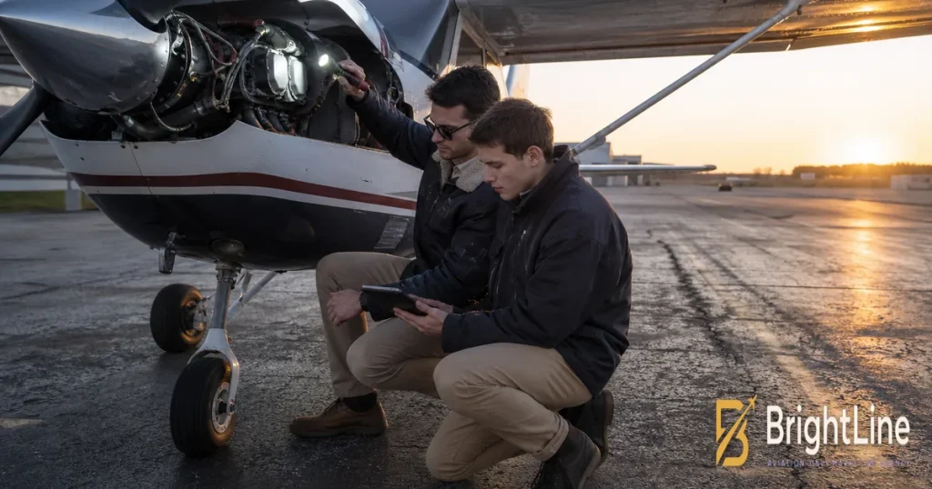 AI search optimization for flight schools