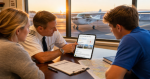 how to optimize a flight school Google Business Profile