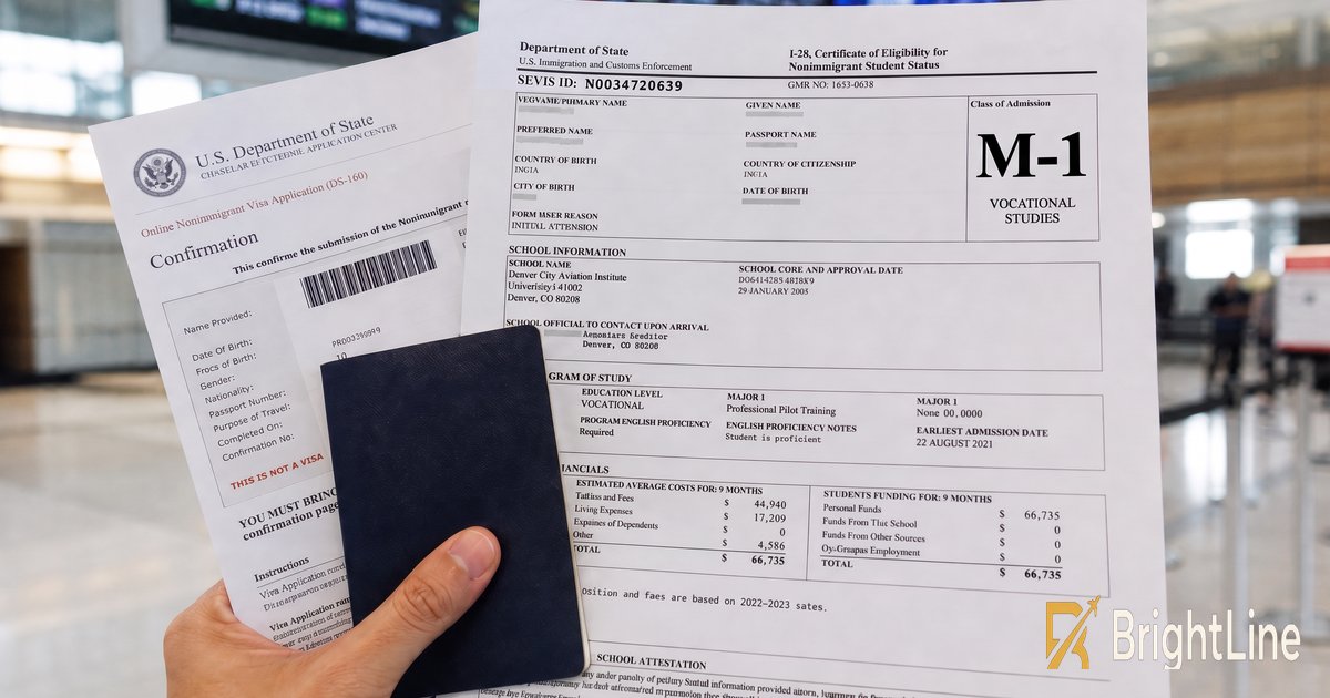 M-1 Visa Processing Time